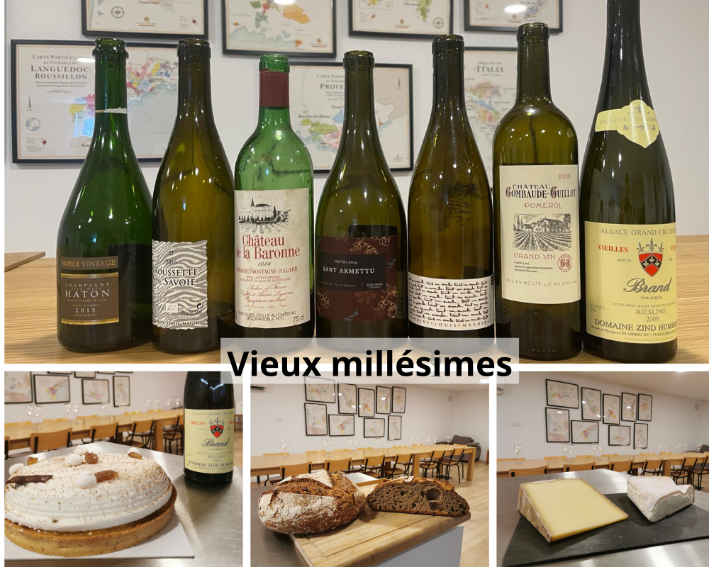 Vieux millésimes, arômes tertiaires et évolution. Les beaux vins qui ont de l'âge ! À Tous Vins